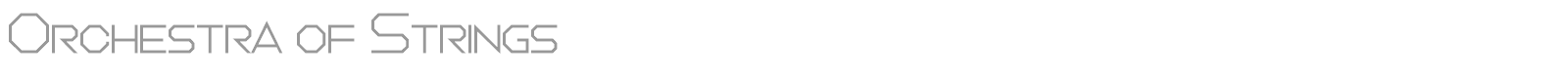 Orchestra Of Strings font preview